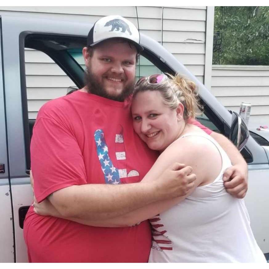 Our first picture as an engaged couple - July 4th, 2019
