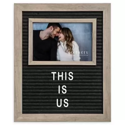 Sixtrees Ltd® Letterboard Picture Frame in Grey