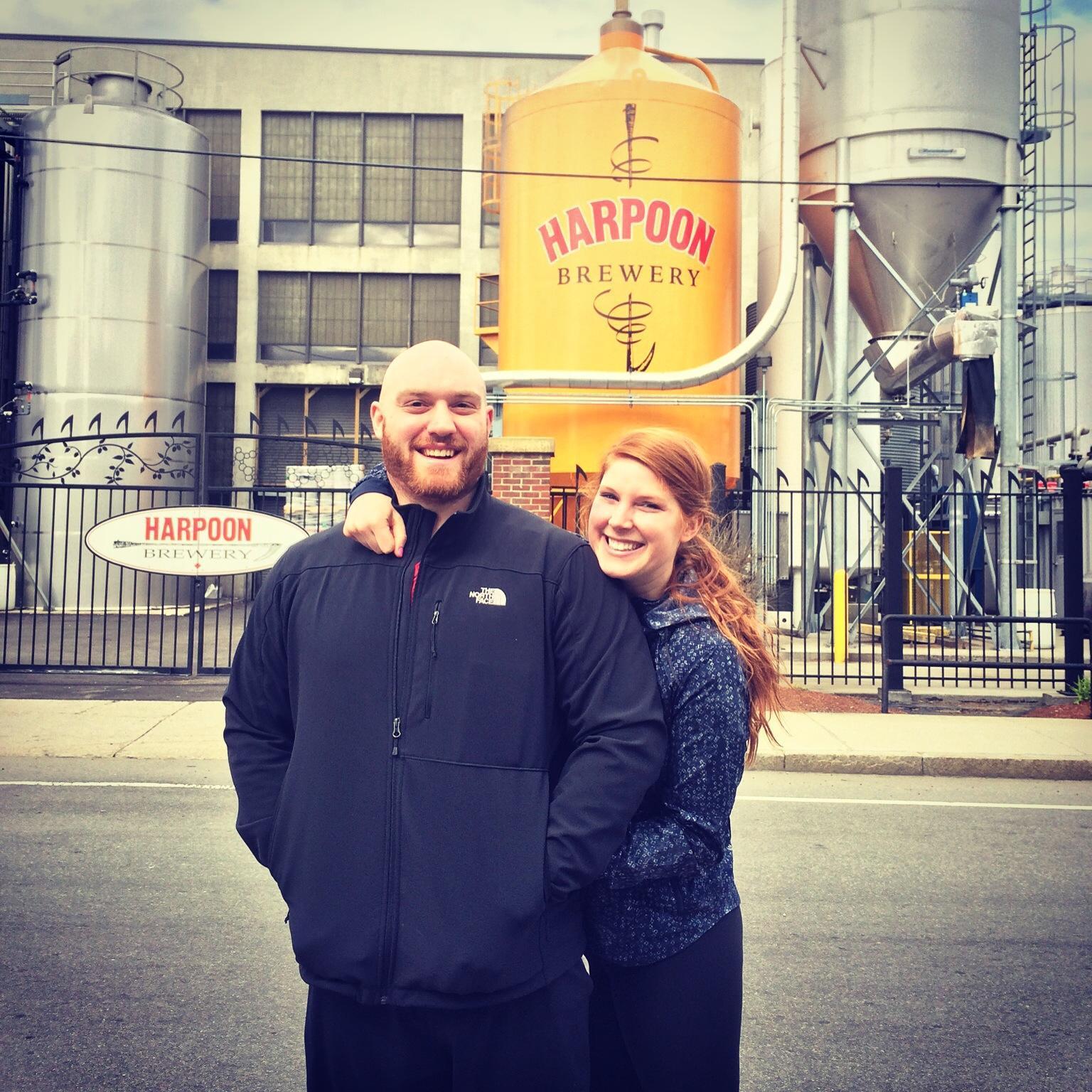 Harpoon Brewery in Boston!