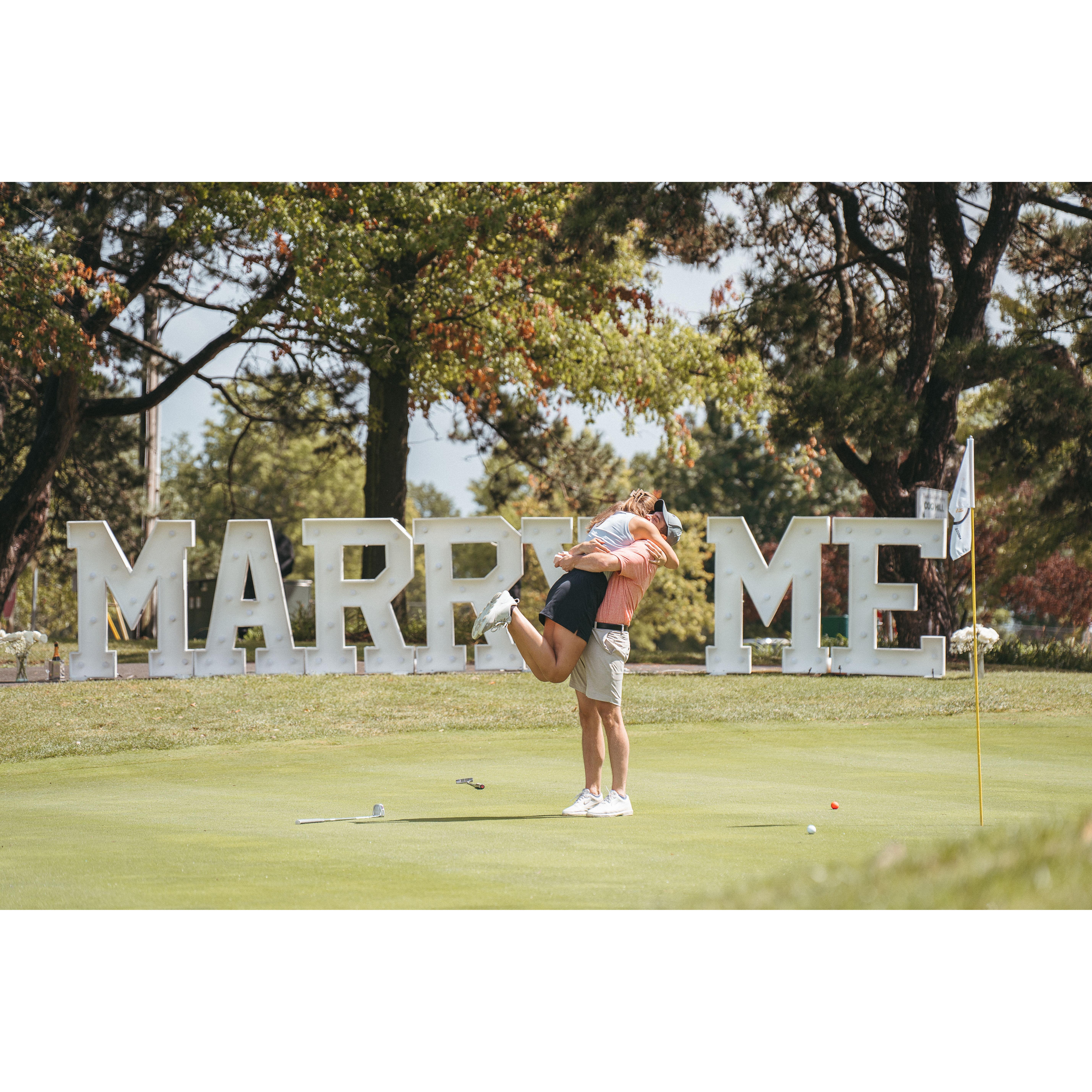 August 17, 2024 - the day I said yes to spending forever with Matt!
