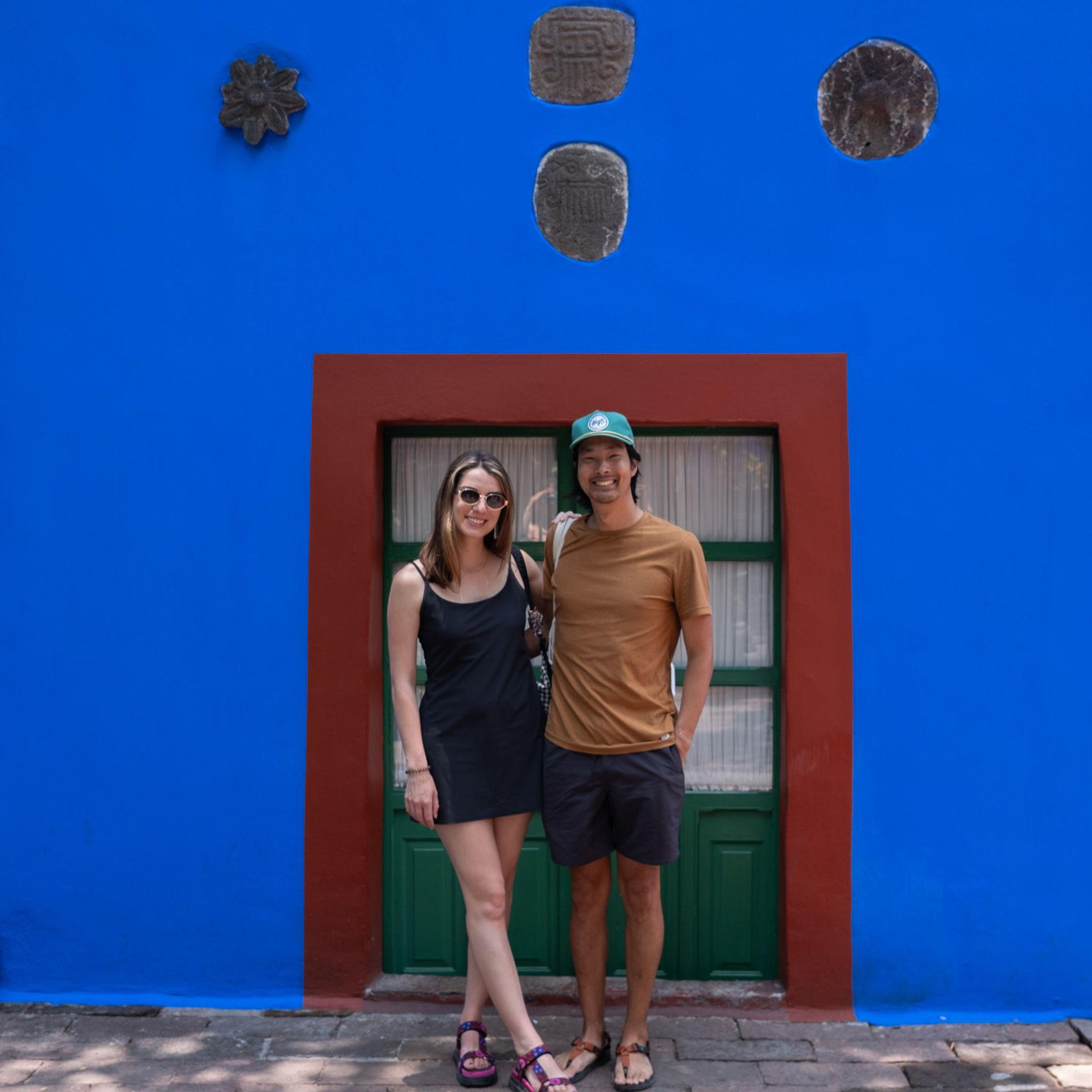 At the Frida Kahlo house in Mexico City.