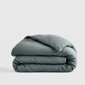 Linen Duvet Cover | Quince in Ocean - King Size