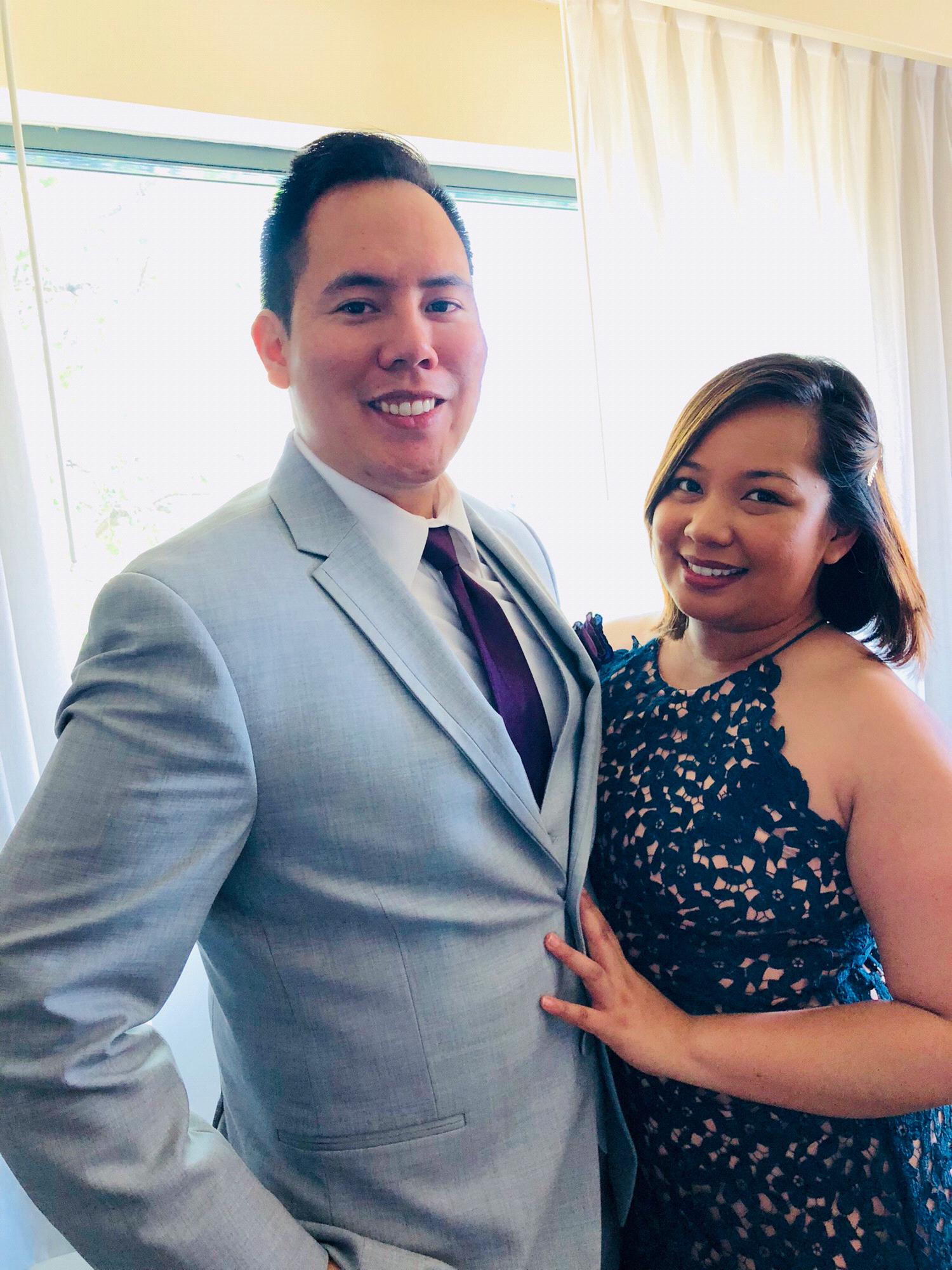 We've dressed up for so many weddings...excited for our own!