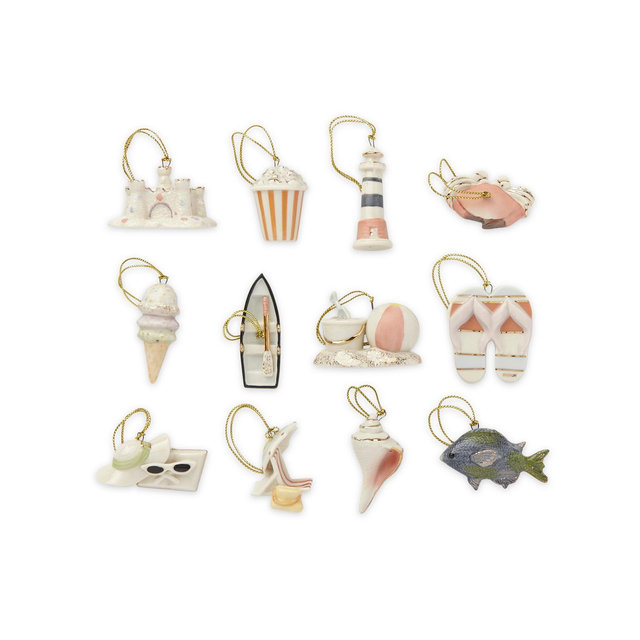 Lenox Summer Ornament Set, 12-Piece