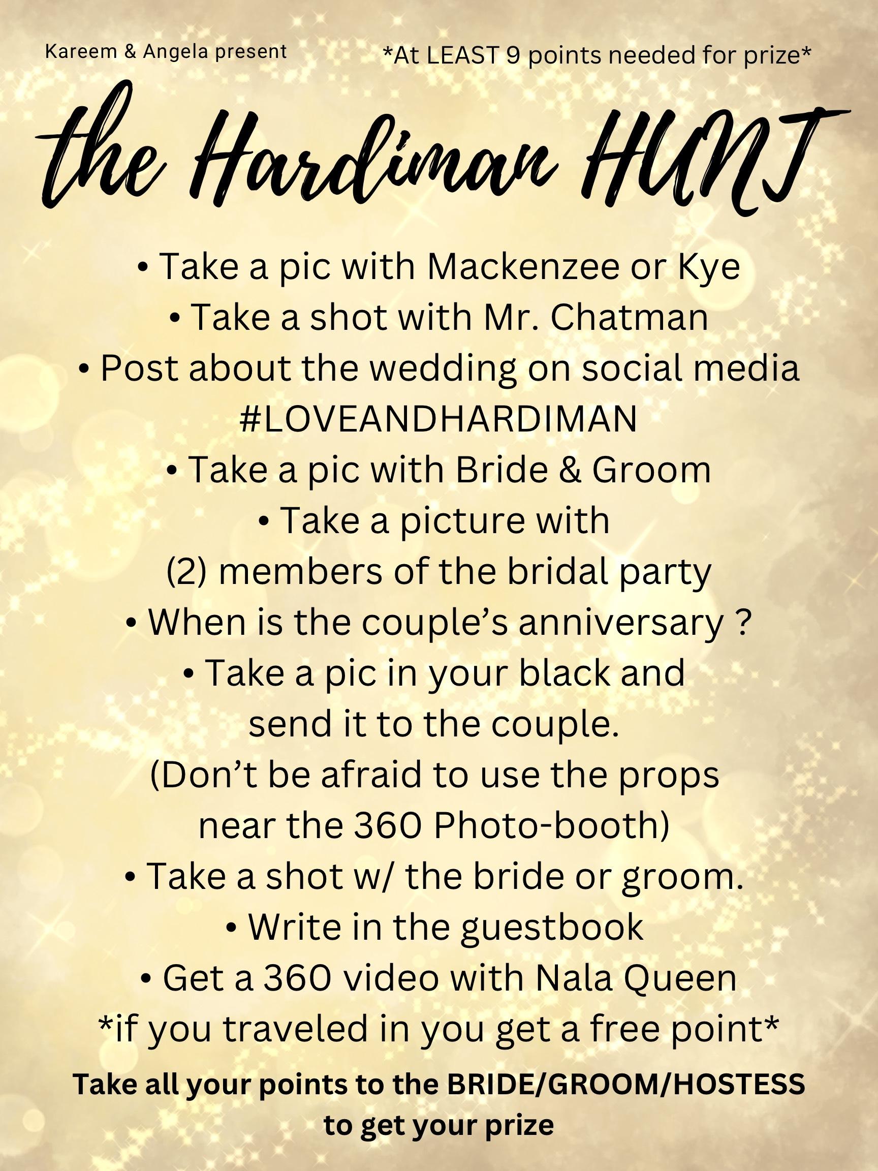 The Wedding Website of Angela Chatman and Kareem Hardiman