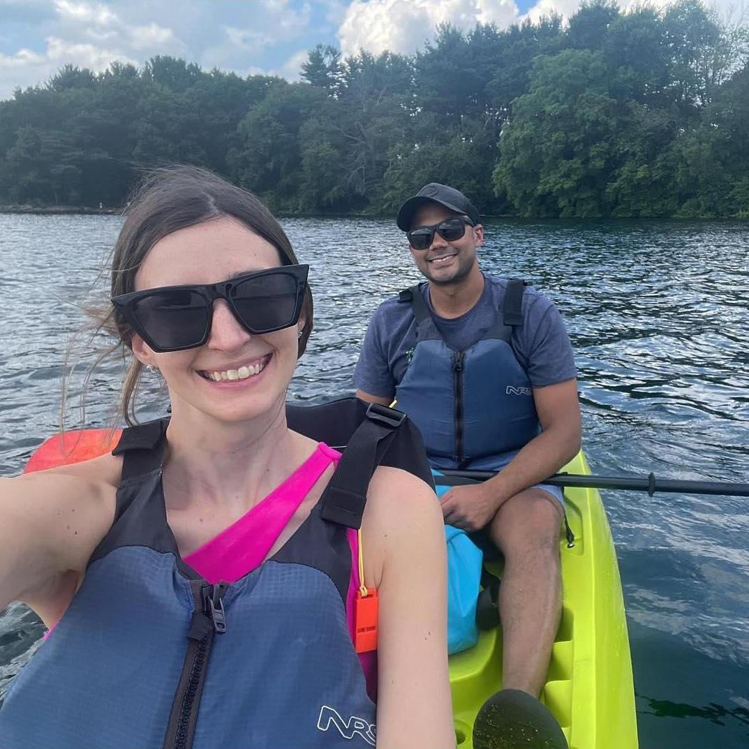 Kayaking on Spot Pond