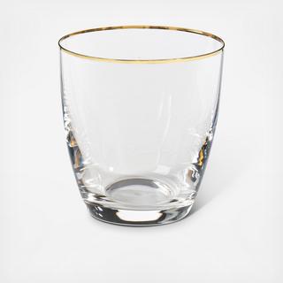 Sensa Gold-Rimmed Tumbler, Set of 4