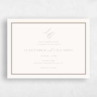 Beige Wedding Invitation - Artvin Landscape