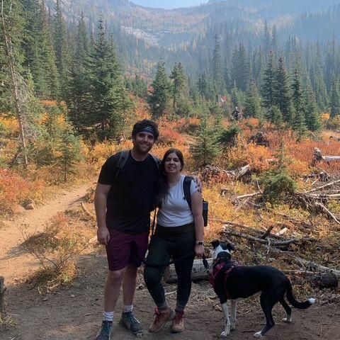 Hike to Blue Lake. October 2022.