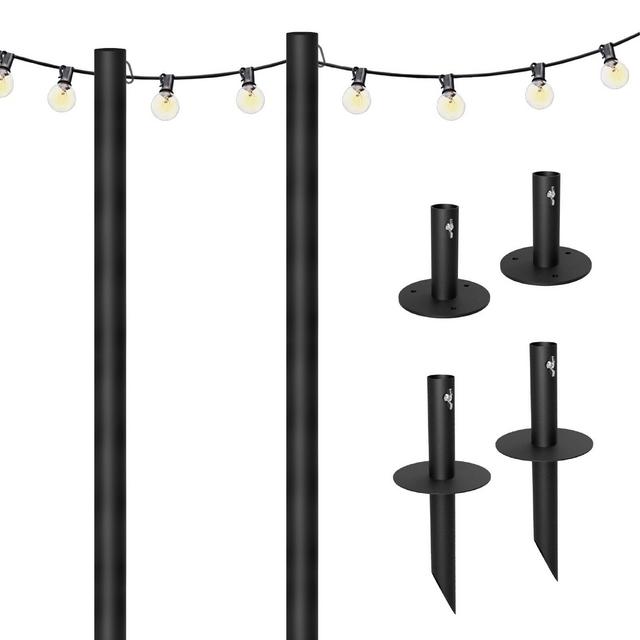 Bistro String Light Poles