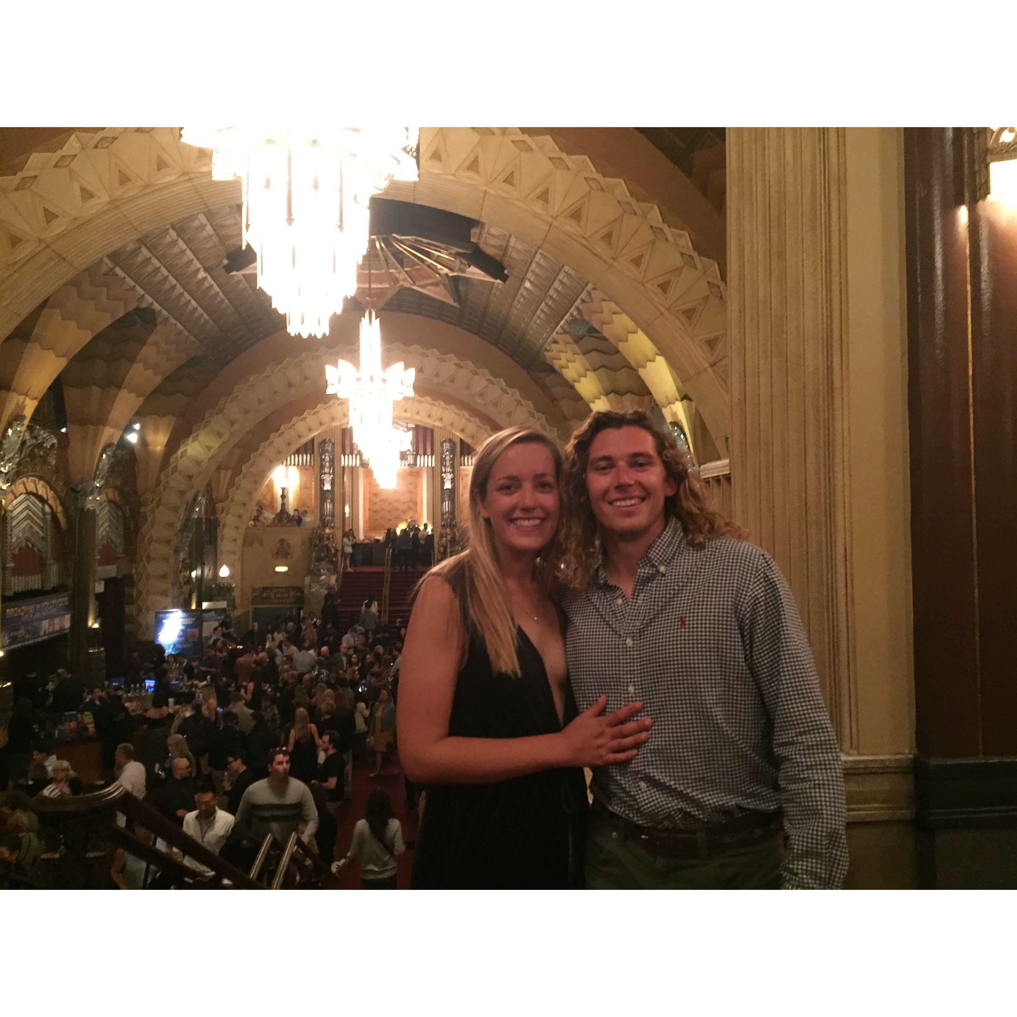 Taking a break from island life to see a show in LA, spring 2019