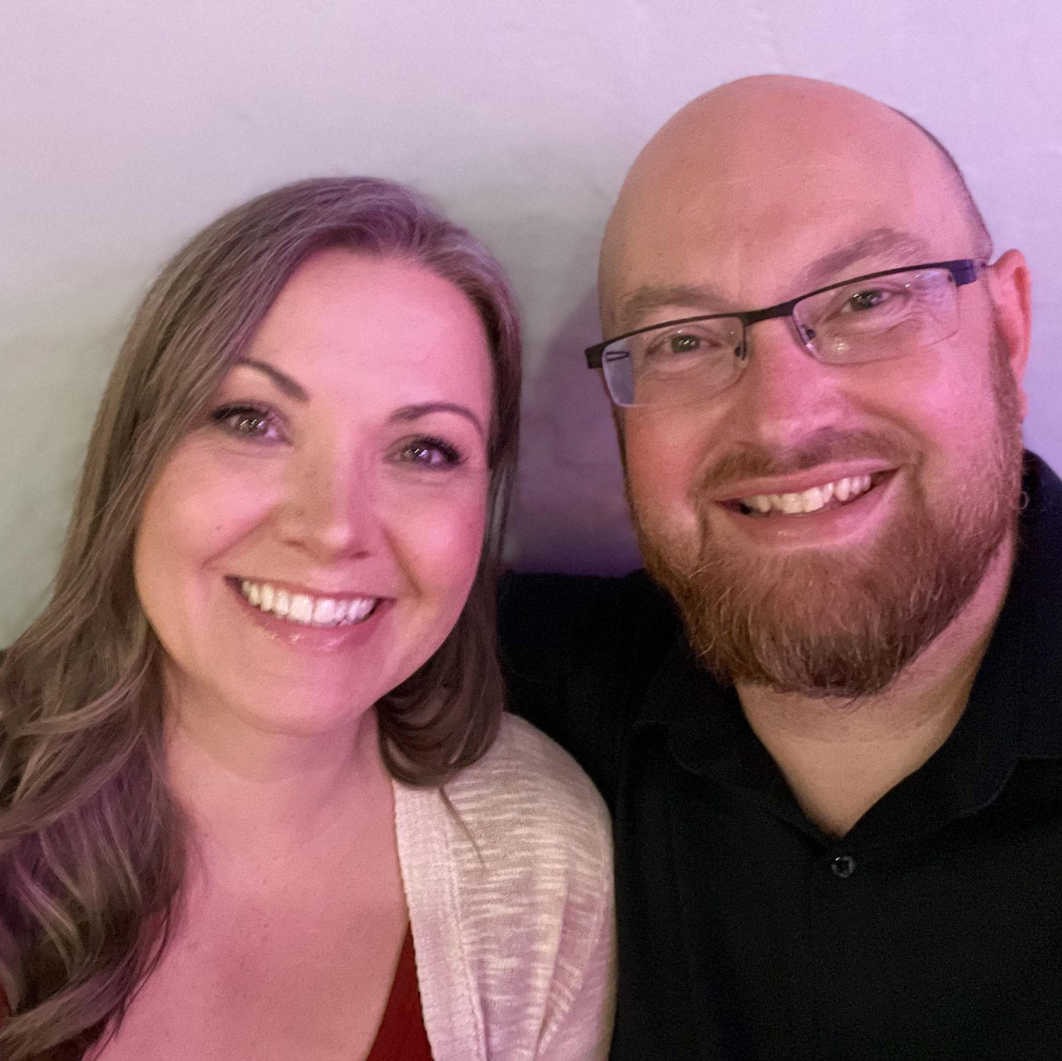 A selfie at a family member's wedding reception
