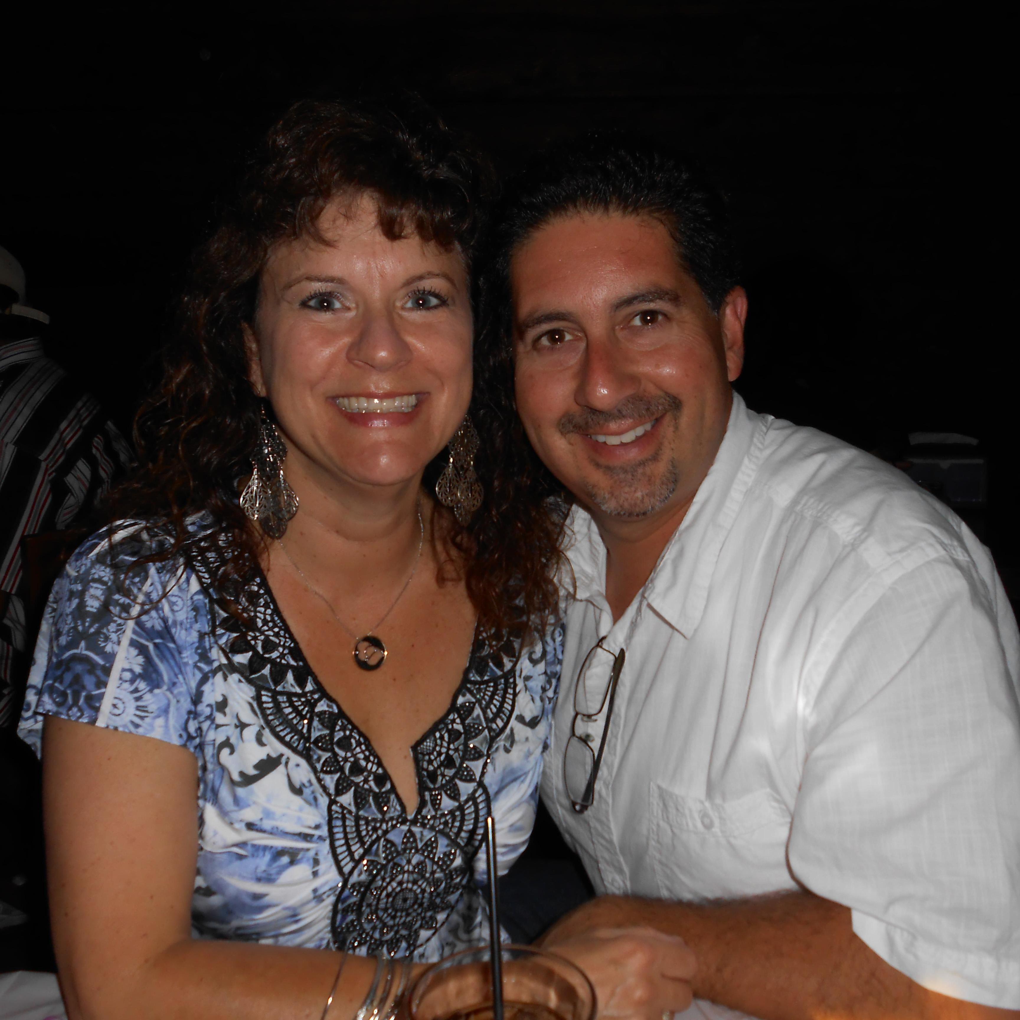 Enjoying a night out on the town.