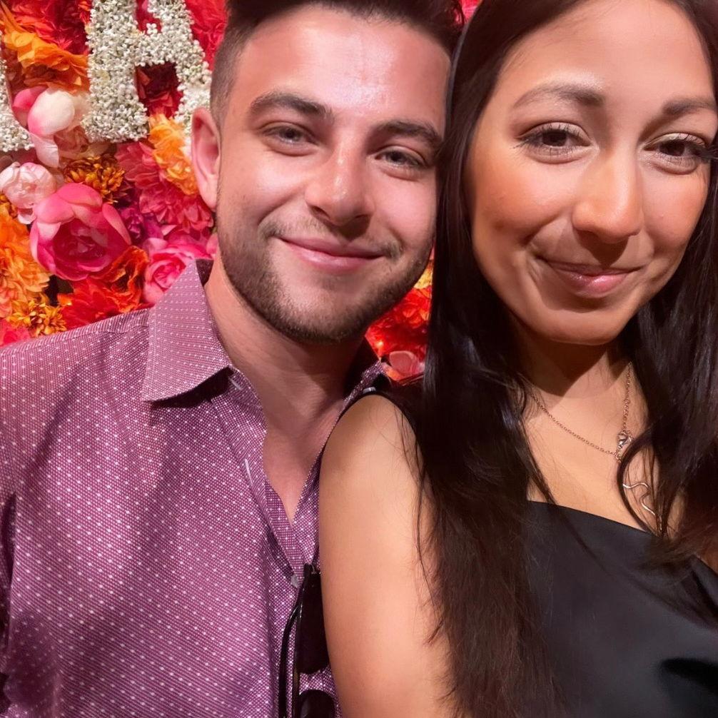 Our first picture together in Las Vegas for the Coverings Trade Show in 2021