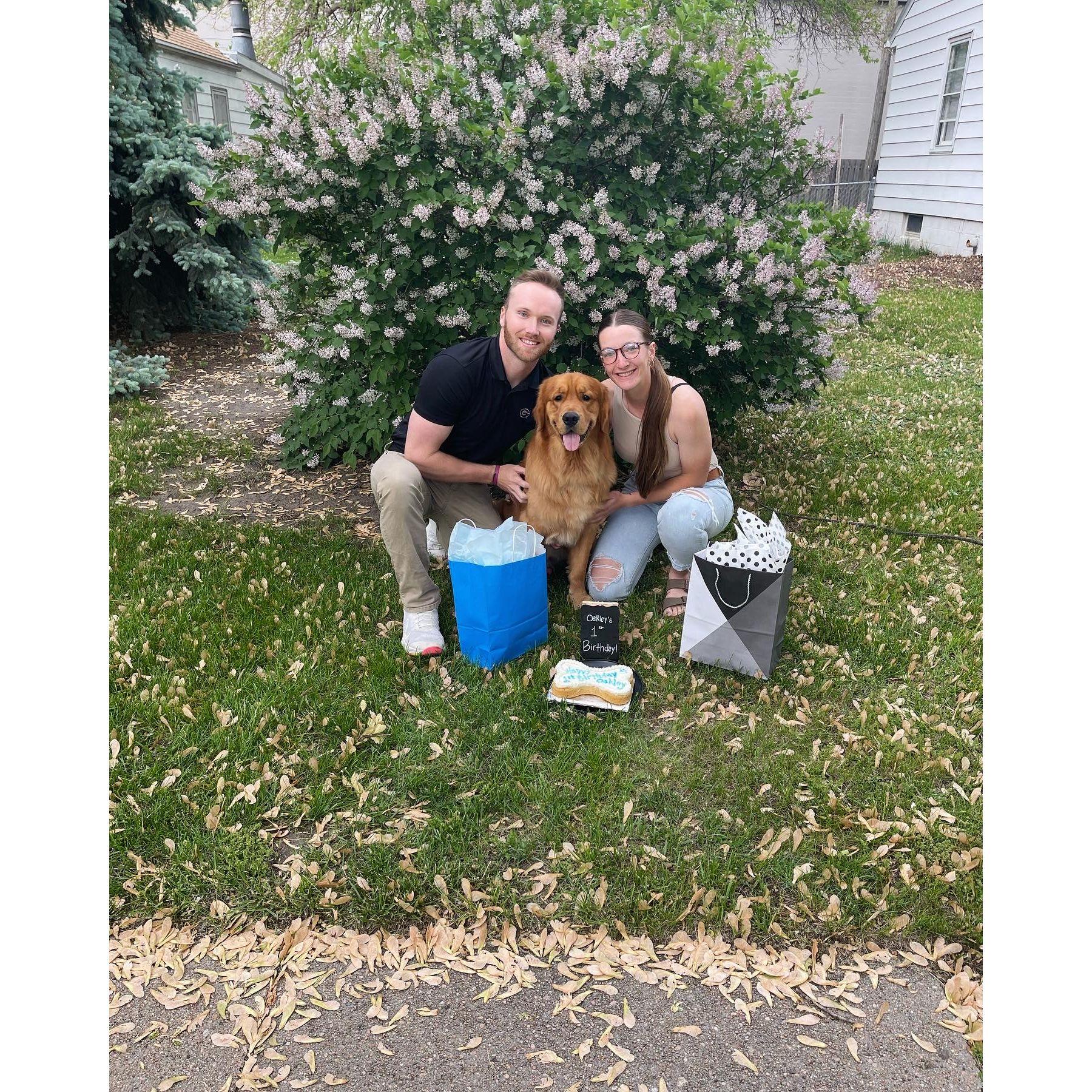 Oakley's 1st birthday!! 
05/2022