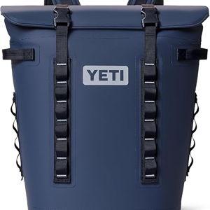 YETI Hopper M Series Backpack Soft Sided Coolers with MagShield Access, M20, Navy Blue