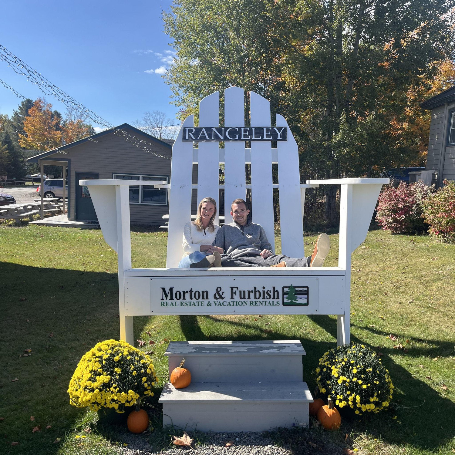 Being silly in Rangeley, ME