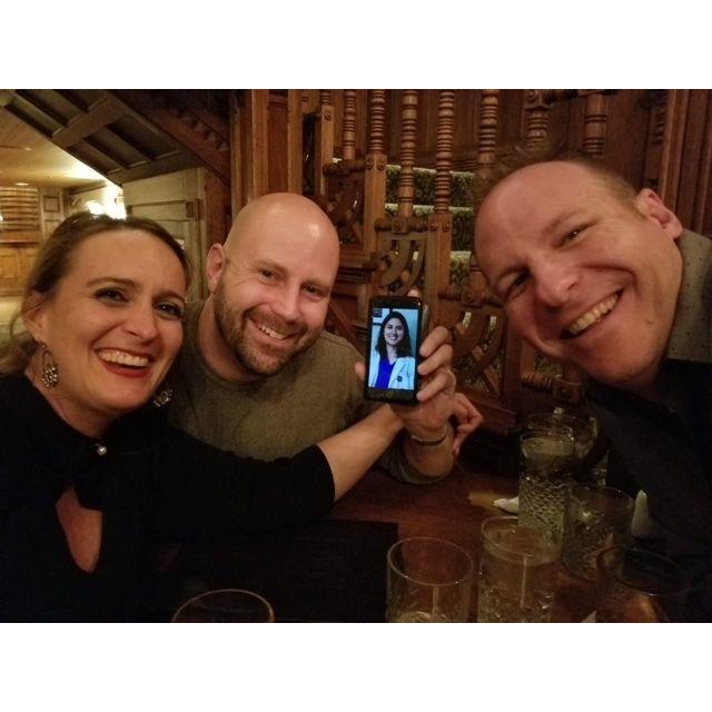 The closest that Michelle ever got to celebrating NYE with Josh, his brother, and sister-in-law in Durango, CO.