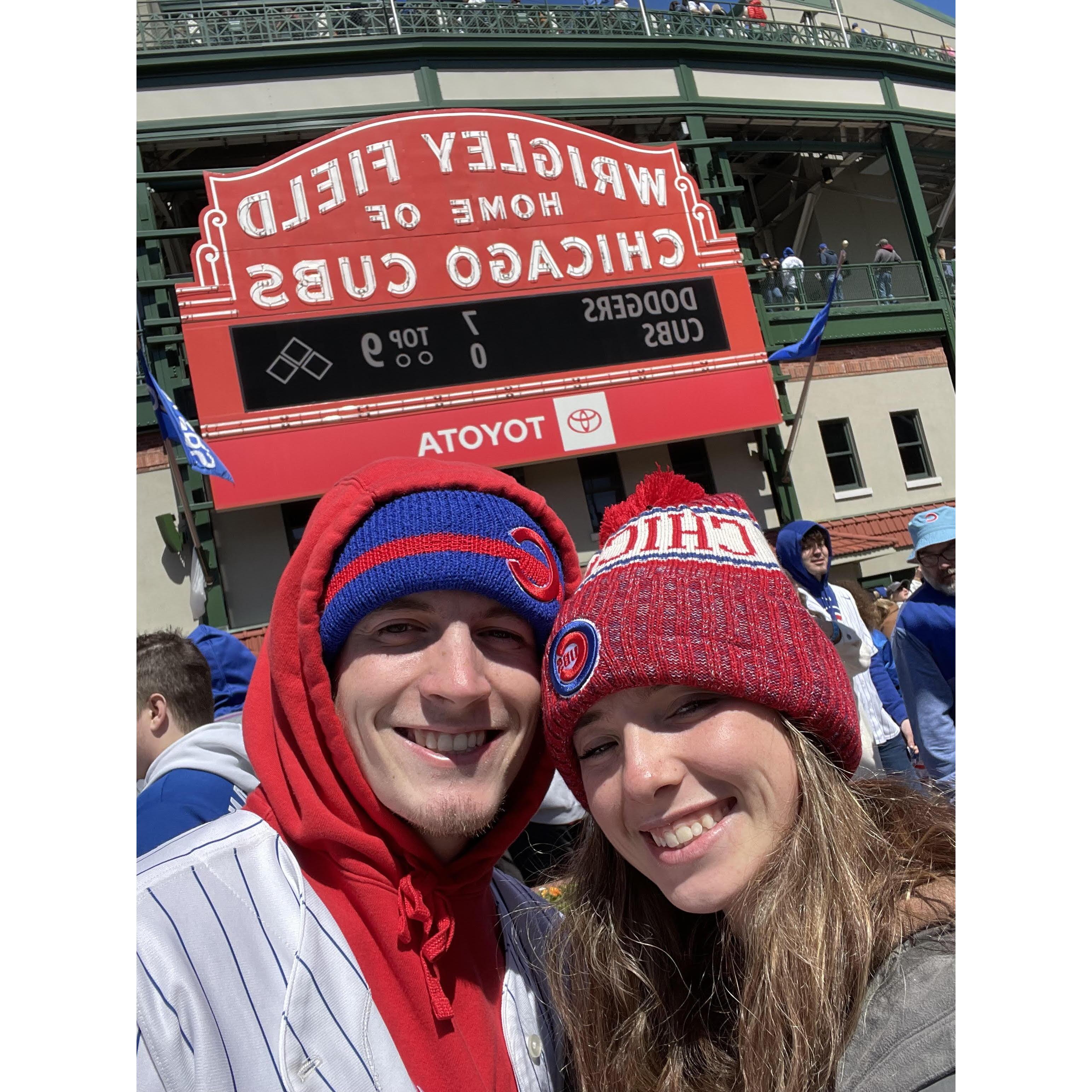 first cubs game🧸 2022