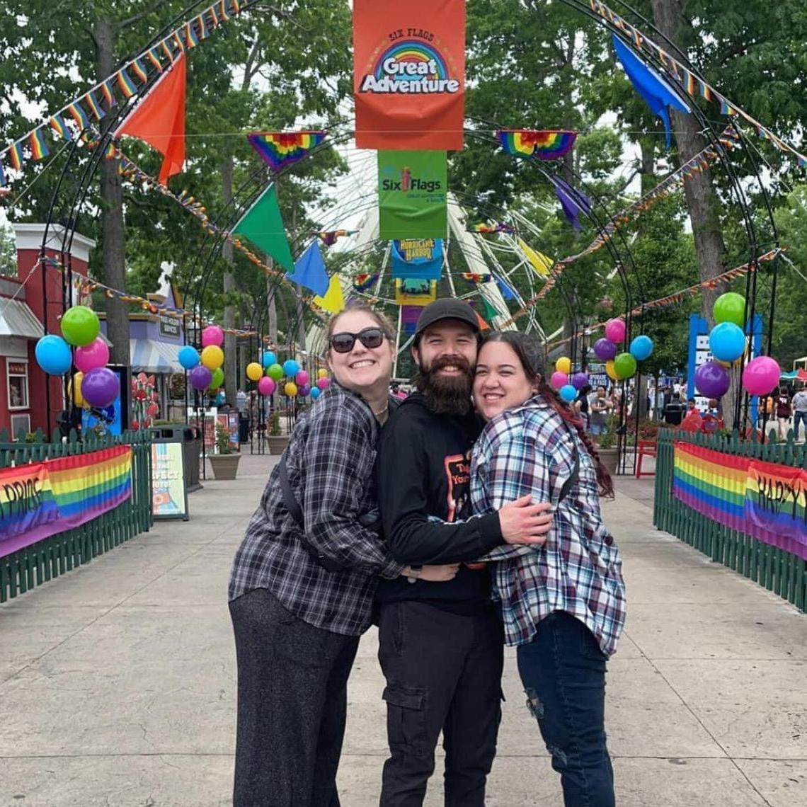 Six Flags Great Adventure with these goons. Little did I know the great adventure was our journey through life together. Yea that was too sappy, I get it.