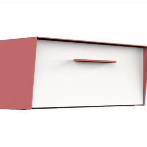 The Vista Mid-Century Modern Wall Mounted Mailbox