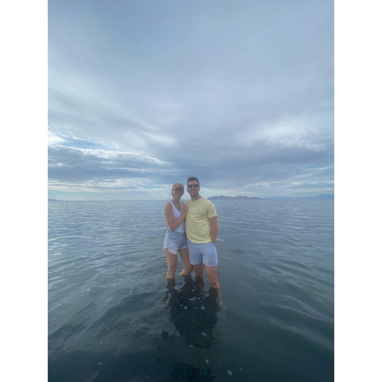 The Great Salt Lake in Utah