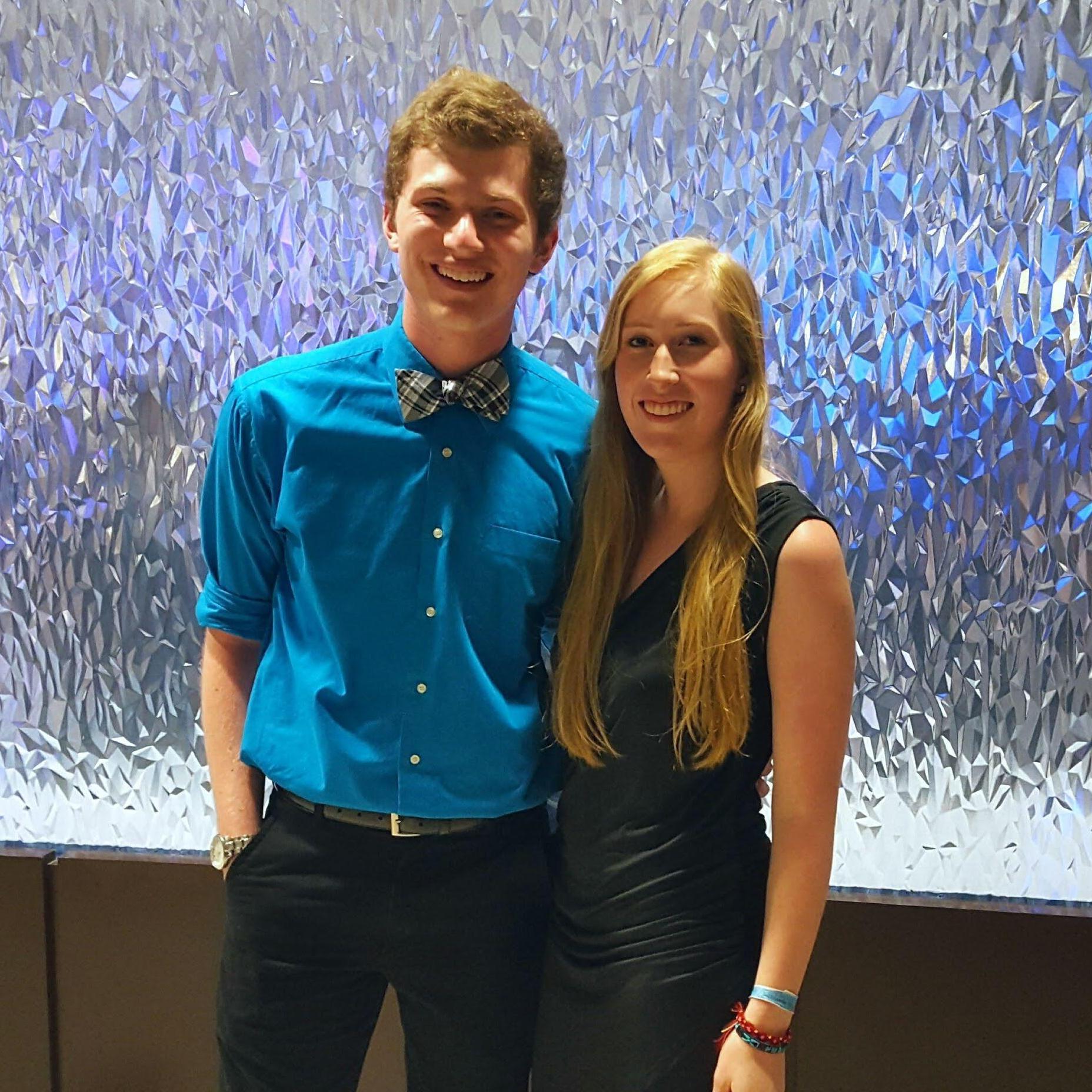 We met through UNC's marching band, and realized we each shared the other's joy for life -- including dancing at band banquets, like this one in the spring of 2016.