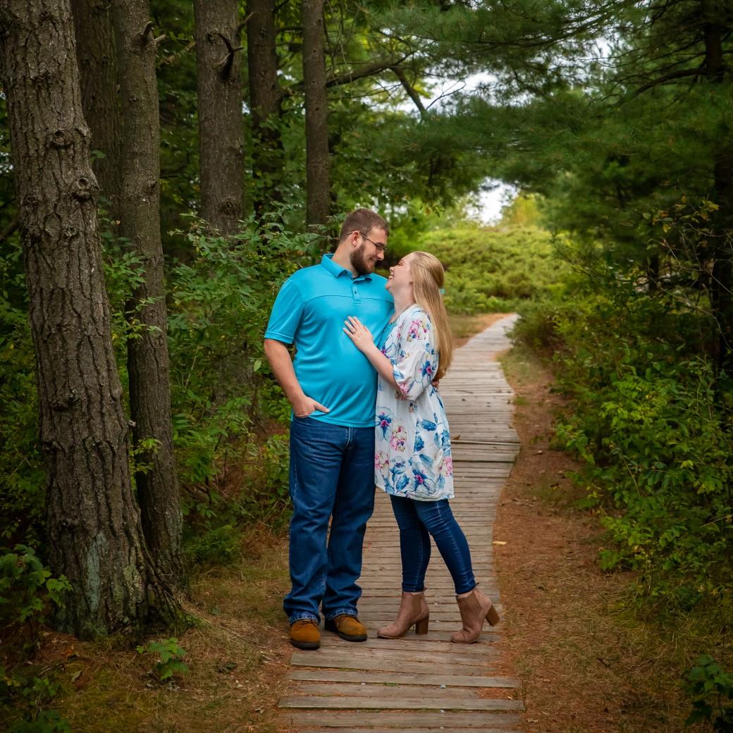 Taylor and Nathan engagement photos. September 9, 2019