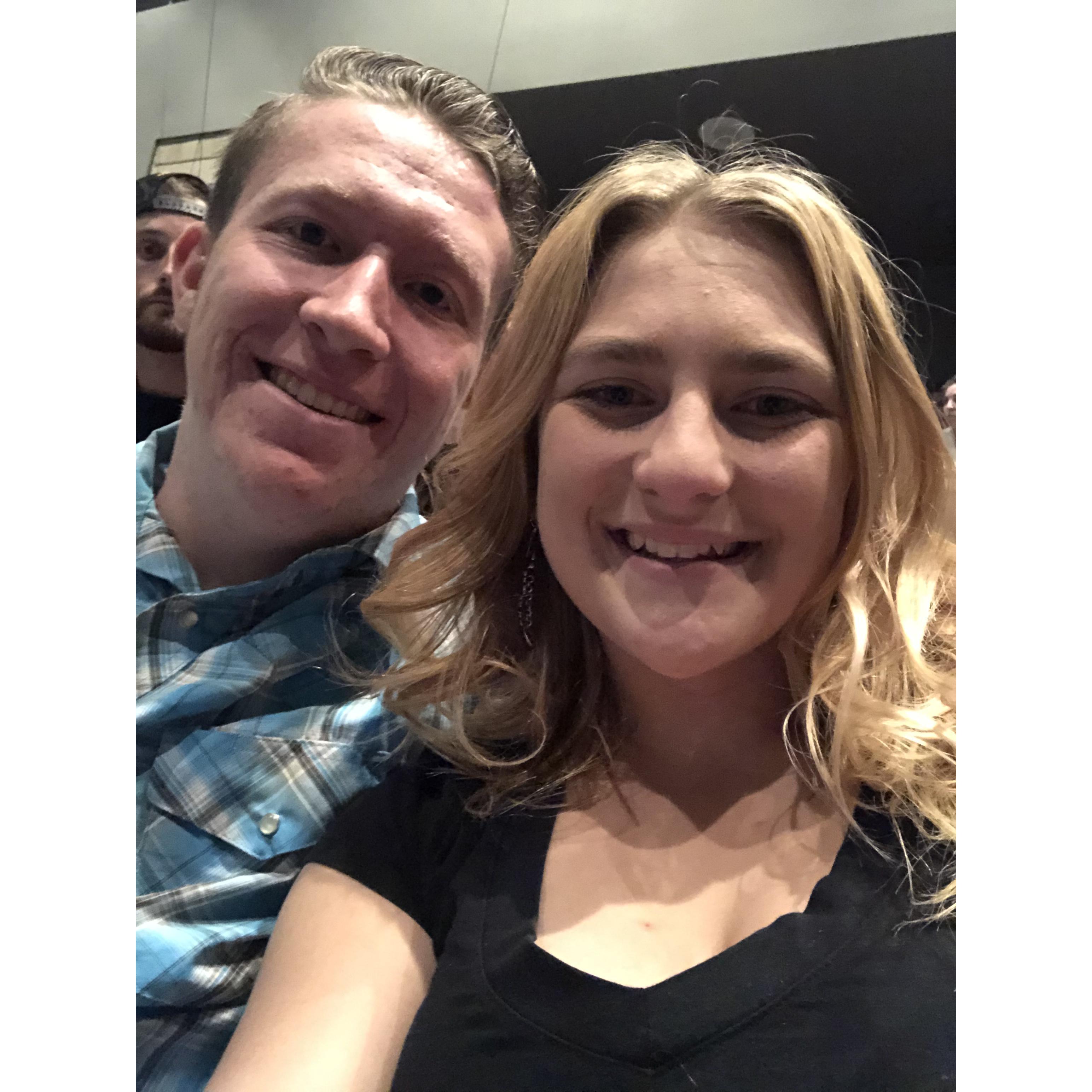 First concert together.