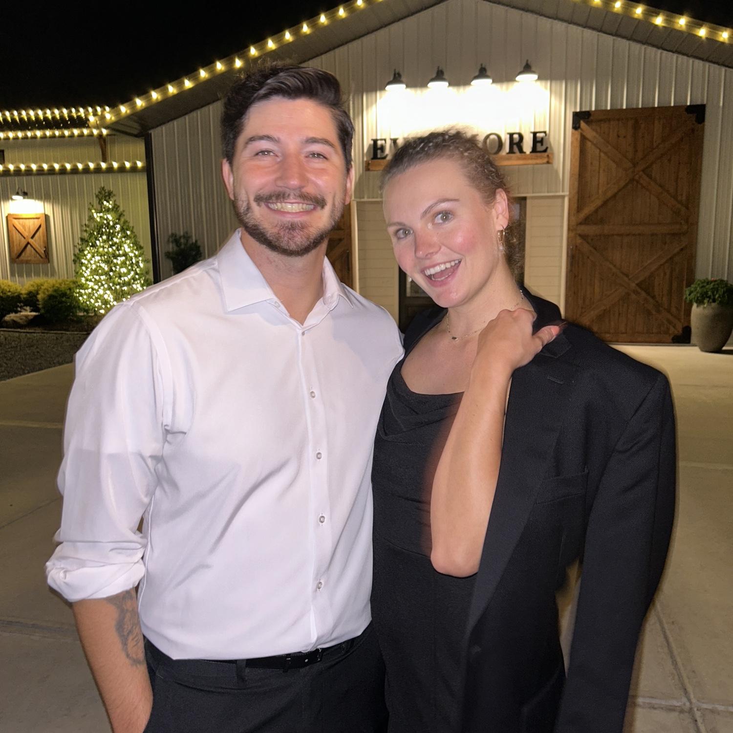 Celebrating Kaelyn and Sam's wedding together :)