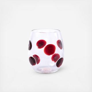 Drop Stemless Wine Glass
