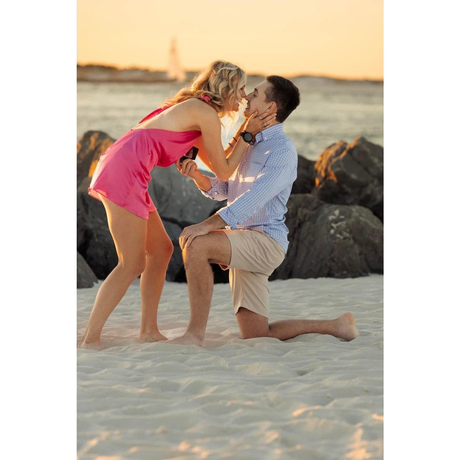 When we got engaged!
