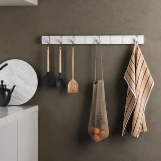 Flip 8 Hook Rack