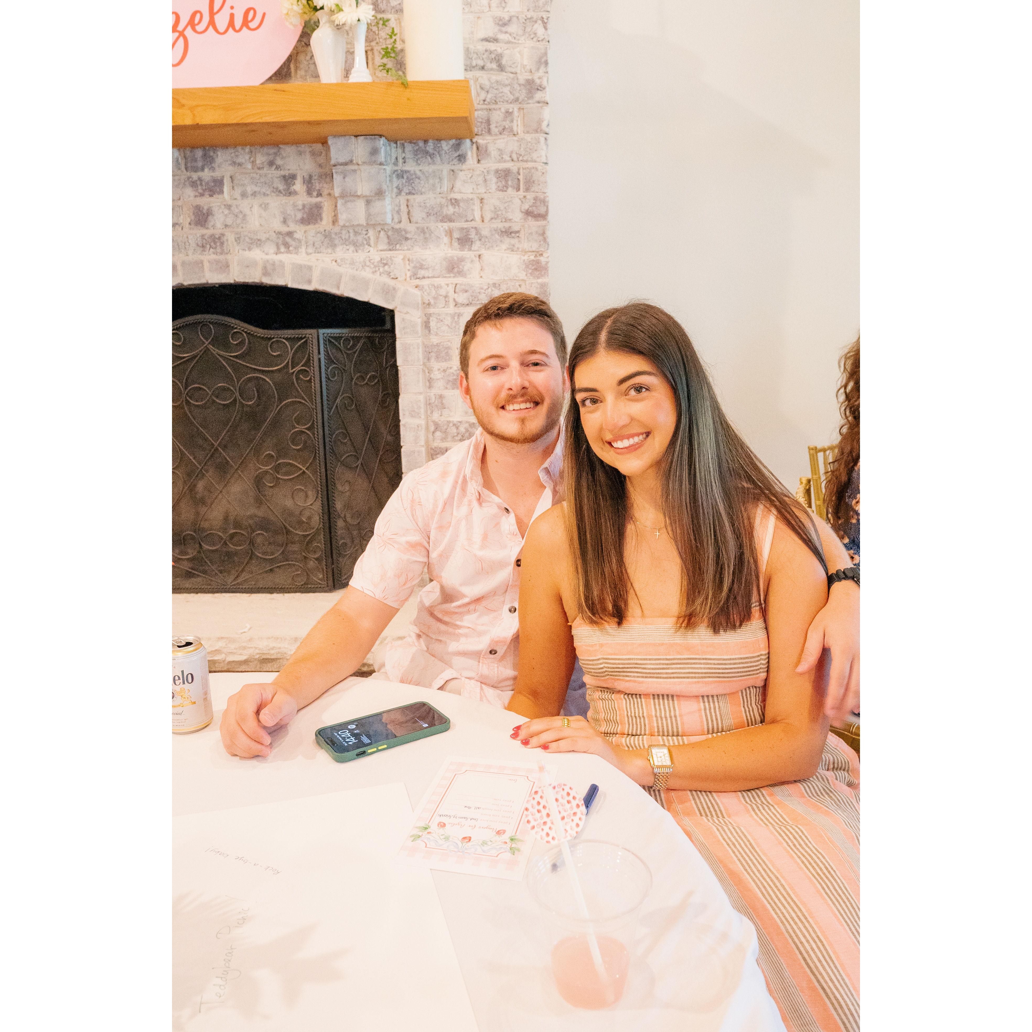 Nolan got to meet Taylor's extended family down in Orange Beach for a baby shower!