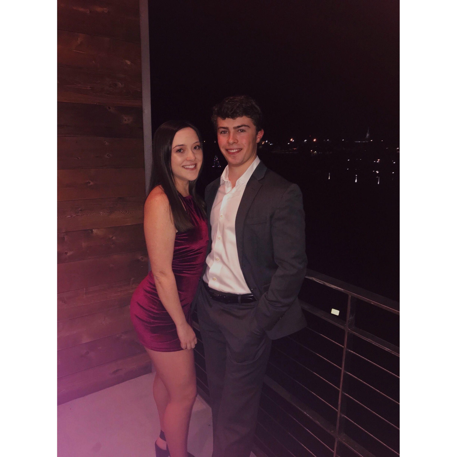 Chase's fraternity date party. 12/06/2018