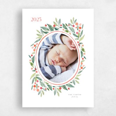 White Holiday Card - Douglass