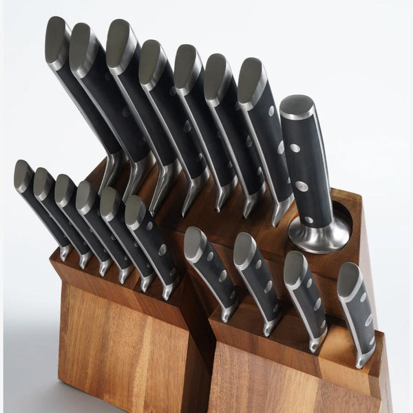 18 Piece Colossal Knife Set with Block | Gladiator Series | Knives NSF Certified