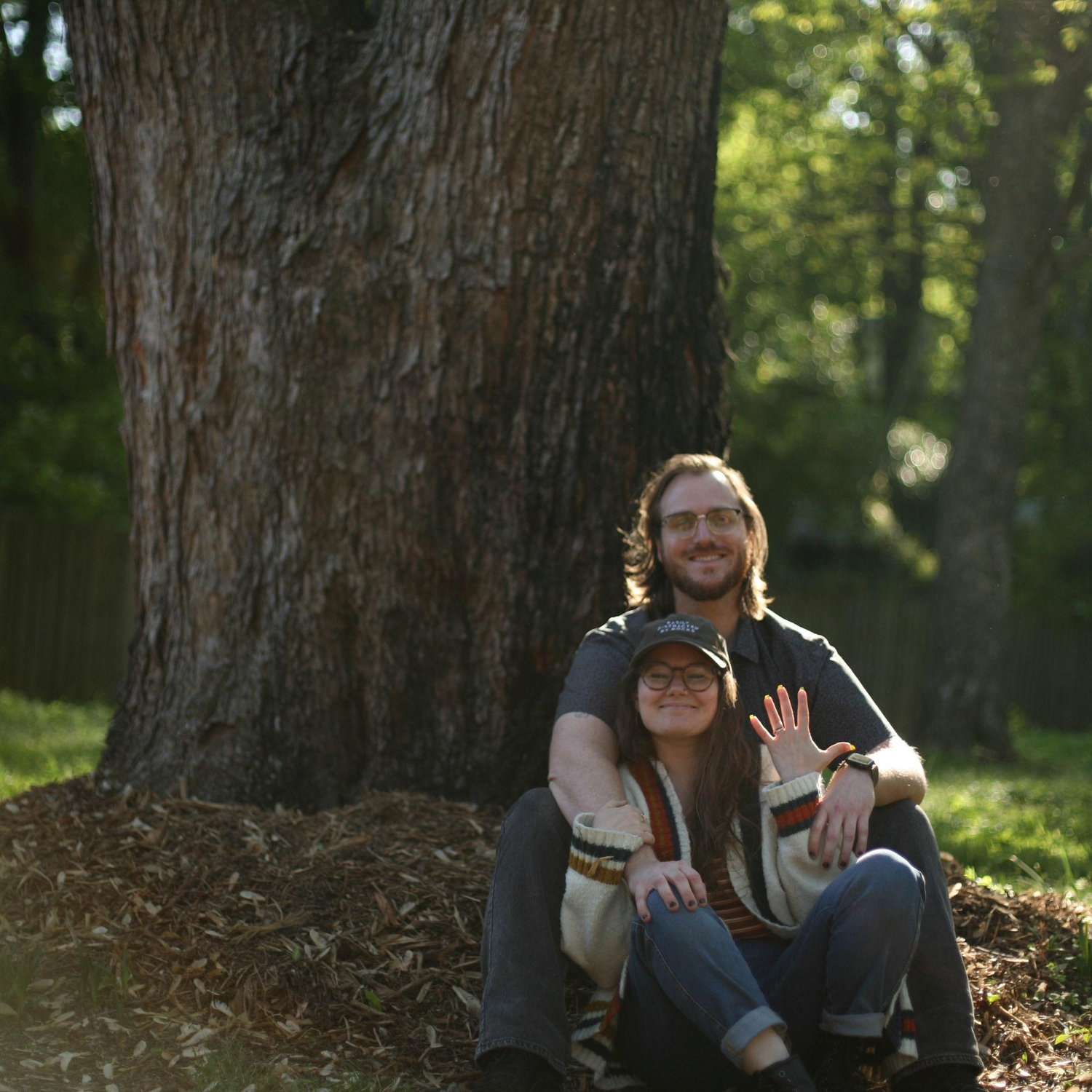 Informal Charlotte engagement shoot, April 2025
