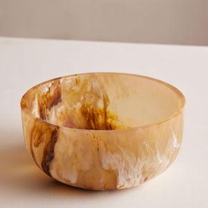 Miller Resin Salad Bowl, Brown