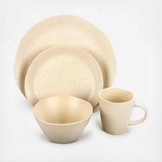 Quantum Reactive 16-Piece Dinnerware Set, Service for 4