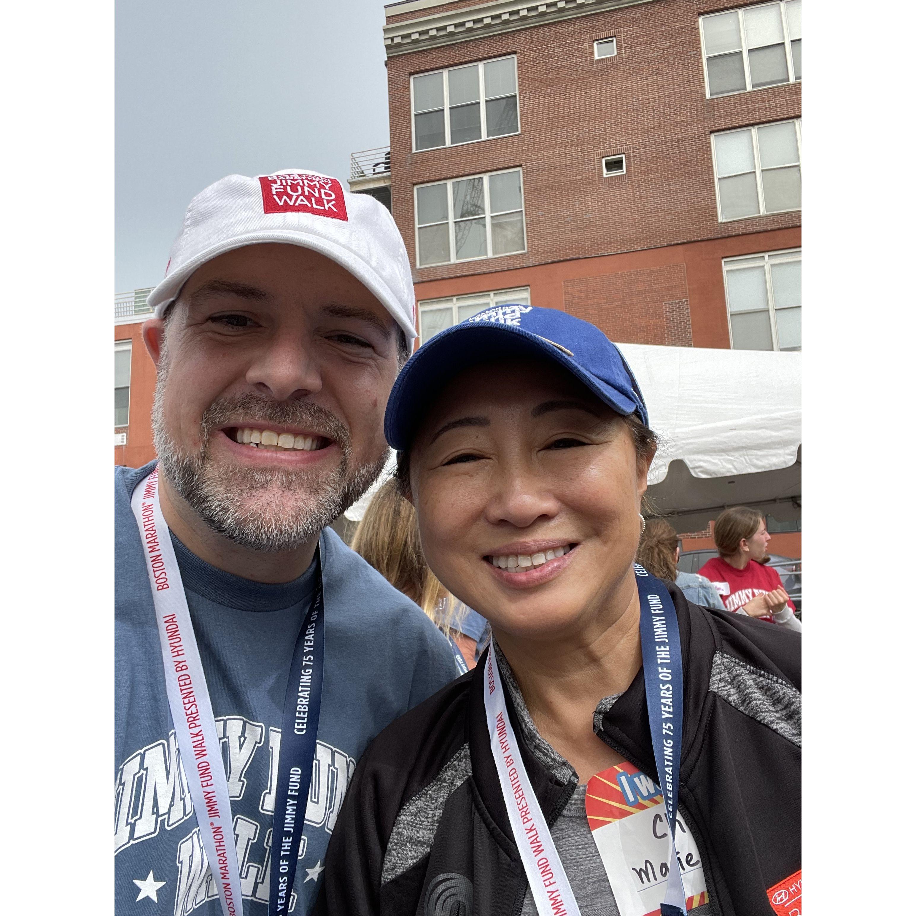 Walking the Jimmy Fund