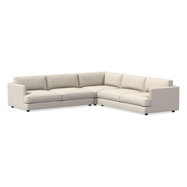 Haven 113" Multi Seat 3-Piece L-Shaped Sectional XL Depth PrfrmBsktSlb Alabaster