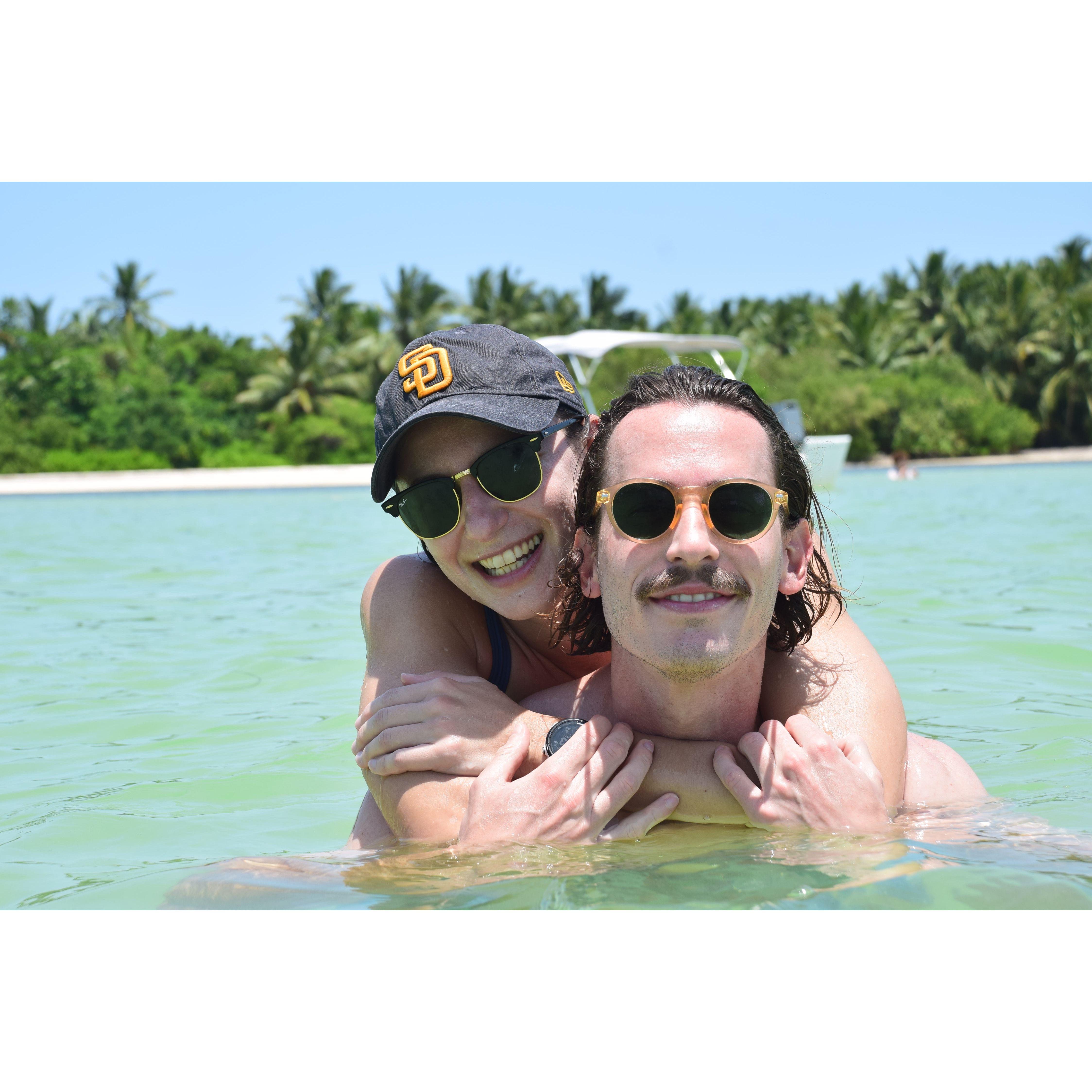 Swimming in the Dominican Republic