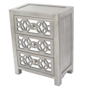 Ross Mirrored 3 Drawer Chest