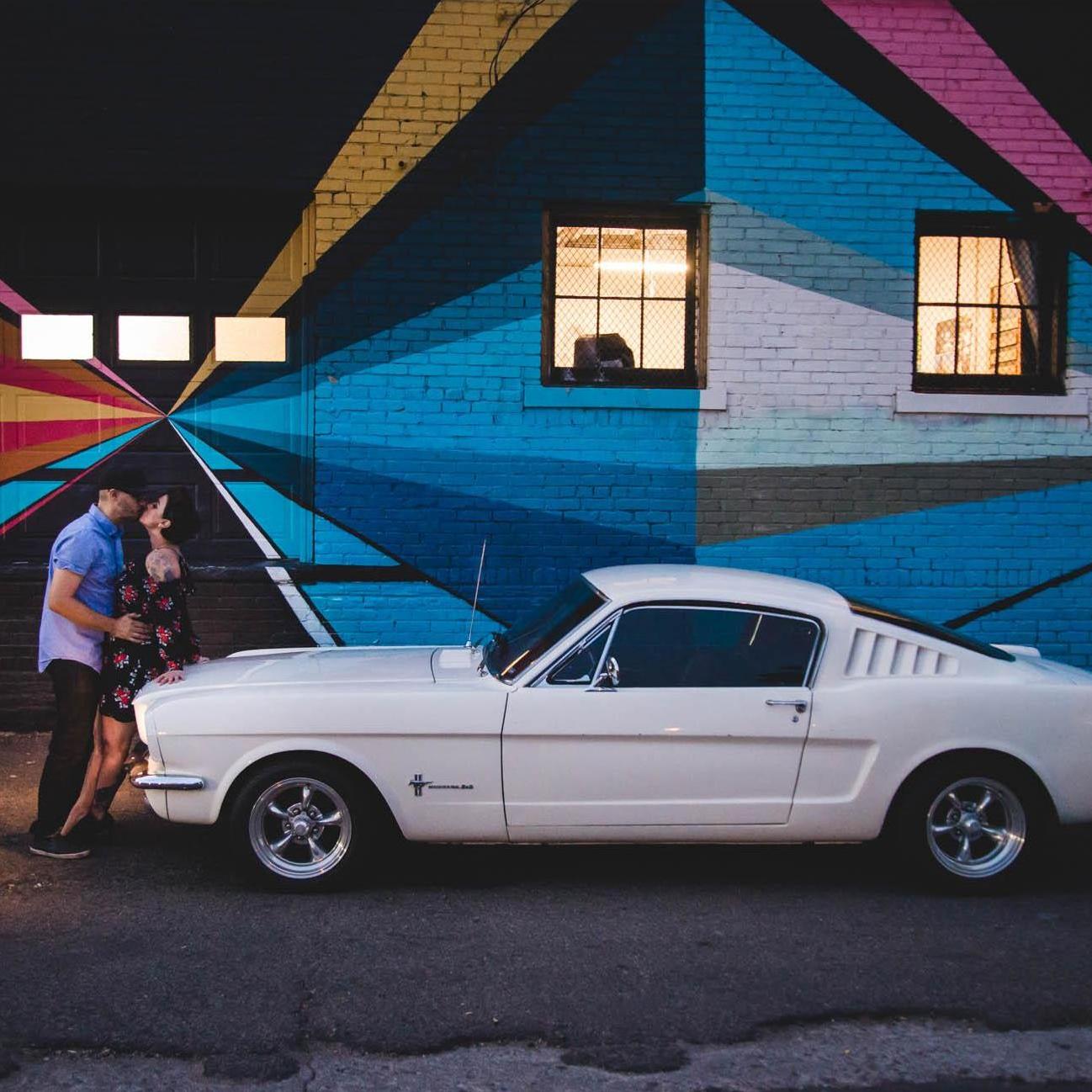 Tim's beautiful Mustang