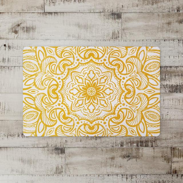 Rothrock Medallion Mandala Kitchen Mat