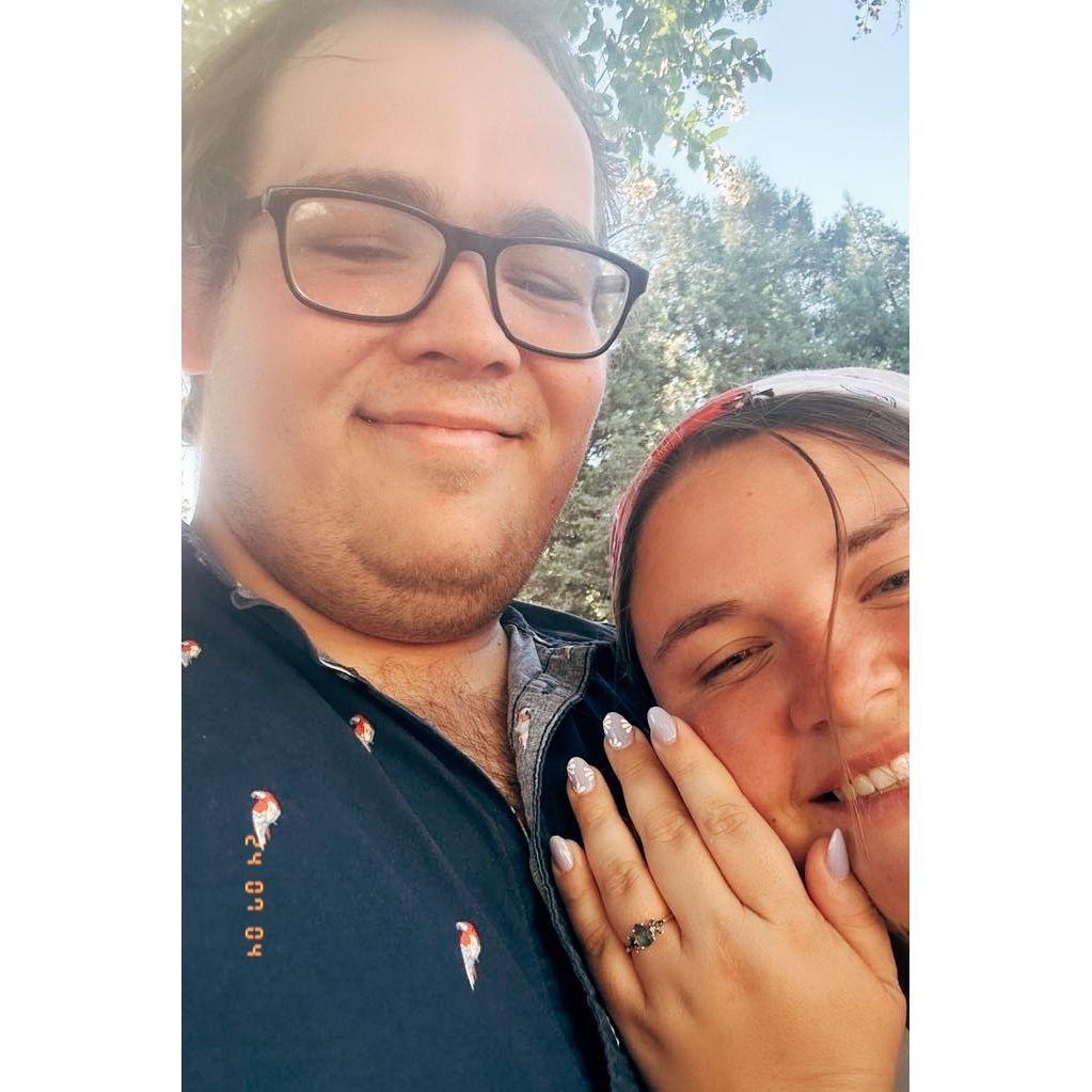 The one where they got engaged