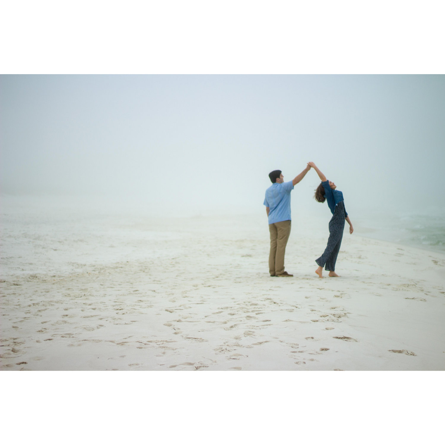 Dancing on the beach...