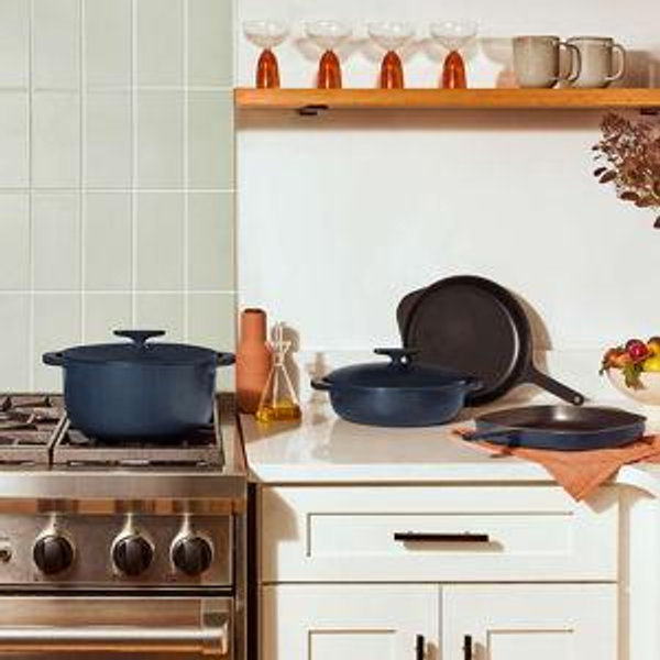 Enameled Cast Iron Set