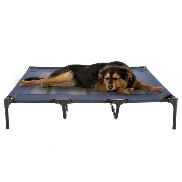 Elevated Dog Bed - 48x35.5-Inch Portable Pet Bed with Non-Slip Feet - Indoor/Outdoor Dog Cot or Puppy Bed for Pets up to 110lbs by PETMAKER